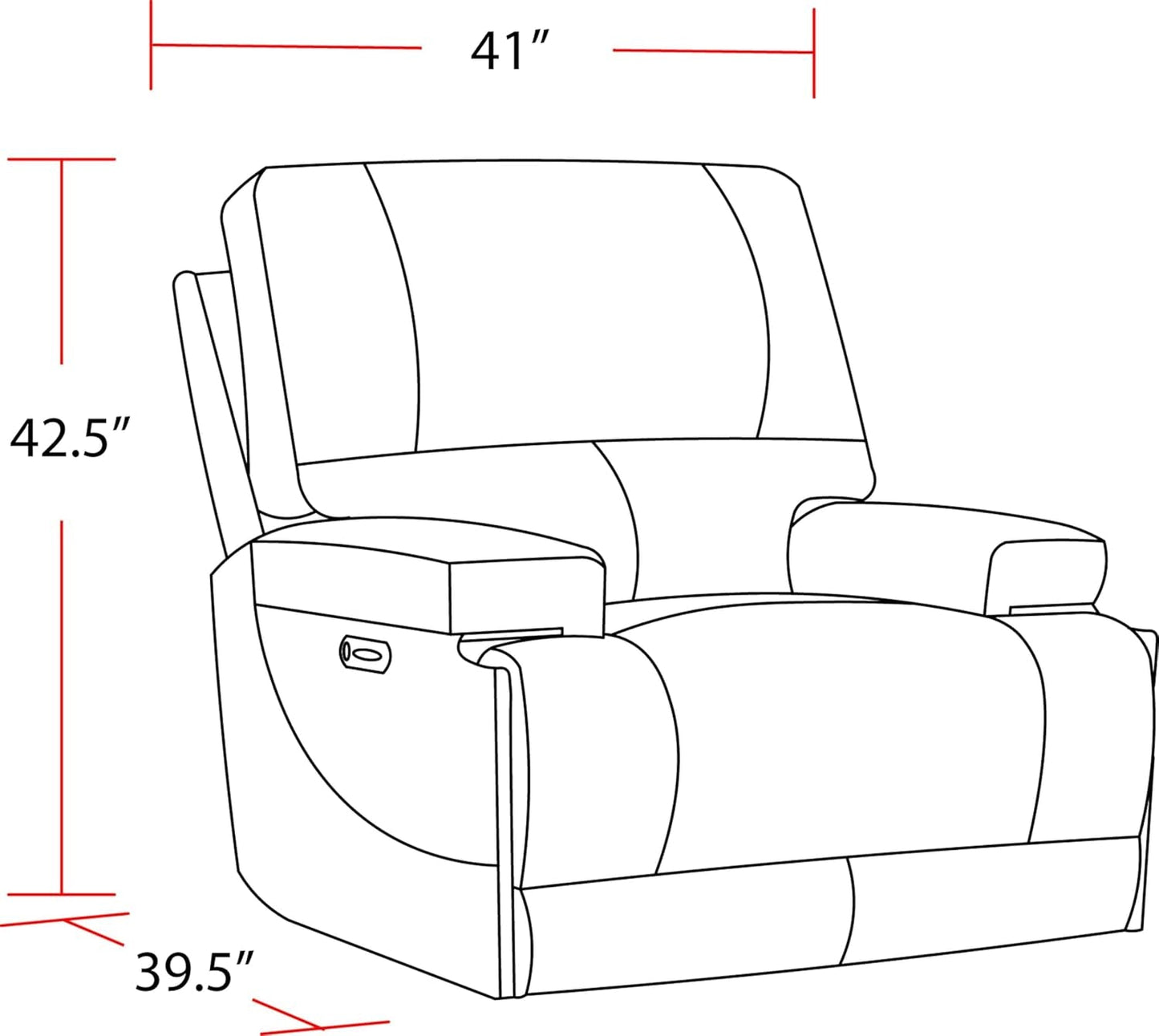 Whitman - Verona Azure - Powered by Freemotion Power Reclining Sofa and Recliner-3