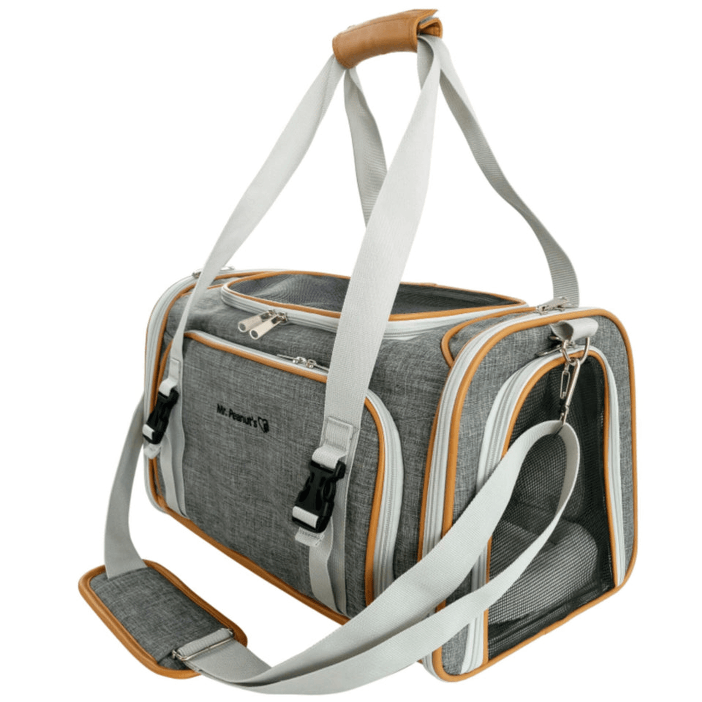 Mr. Peanut's Platinum Series Deluxe Expandable Pet Carrier for Travel-4