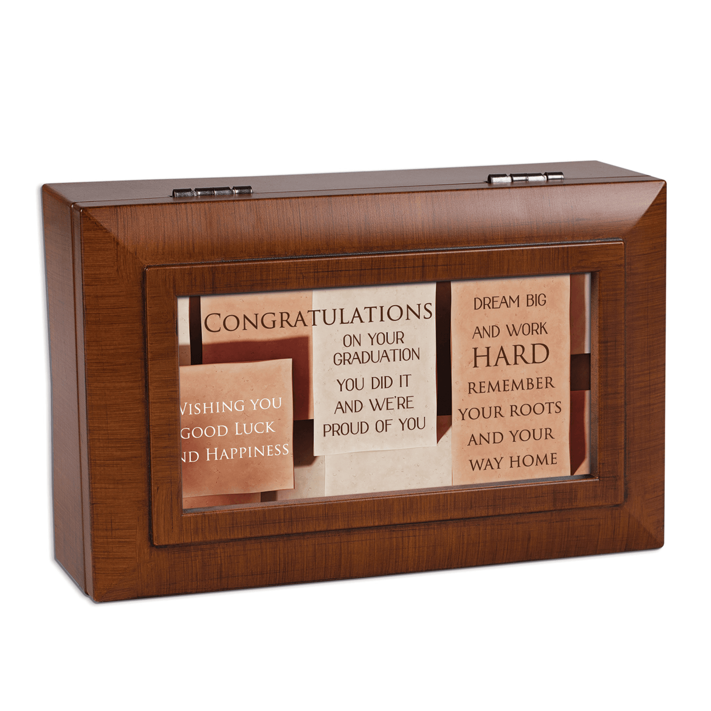 Elegant Petite Musical Keepsake Box For Graduation-3