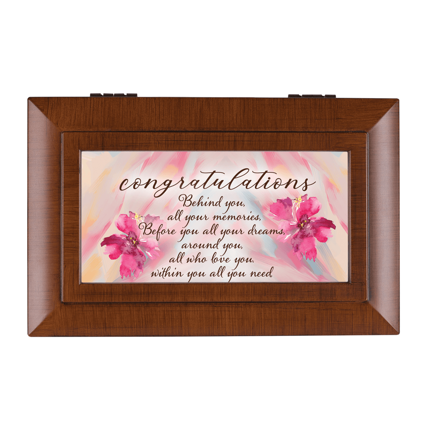 Petite Musical Keepsake Box With Photo Frame And Sankyo Movement-2