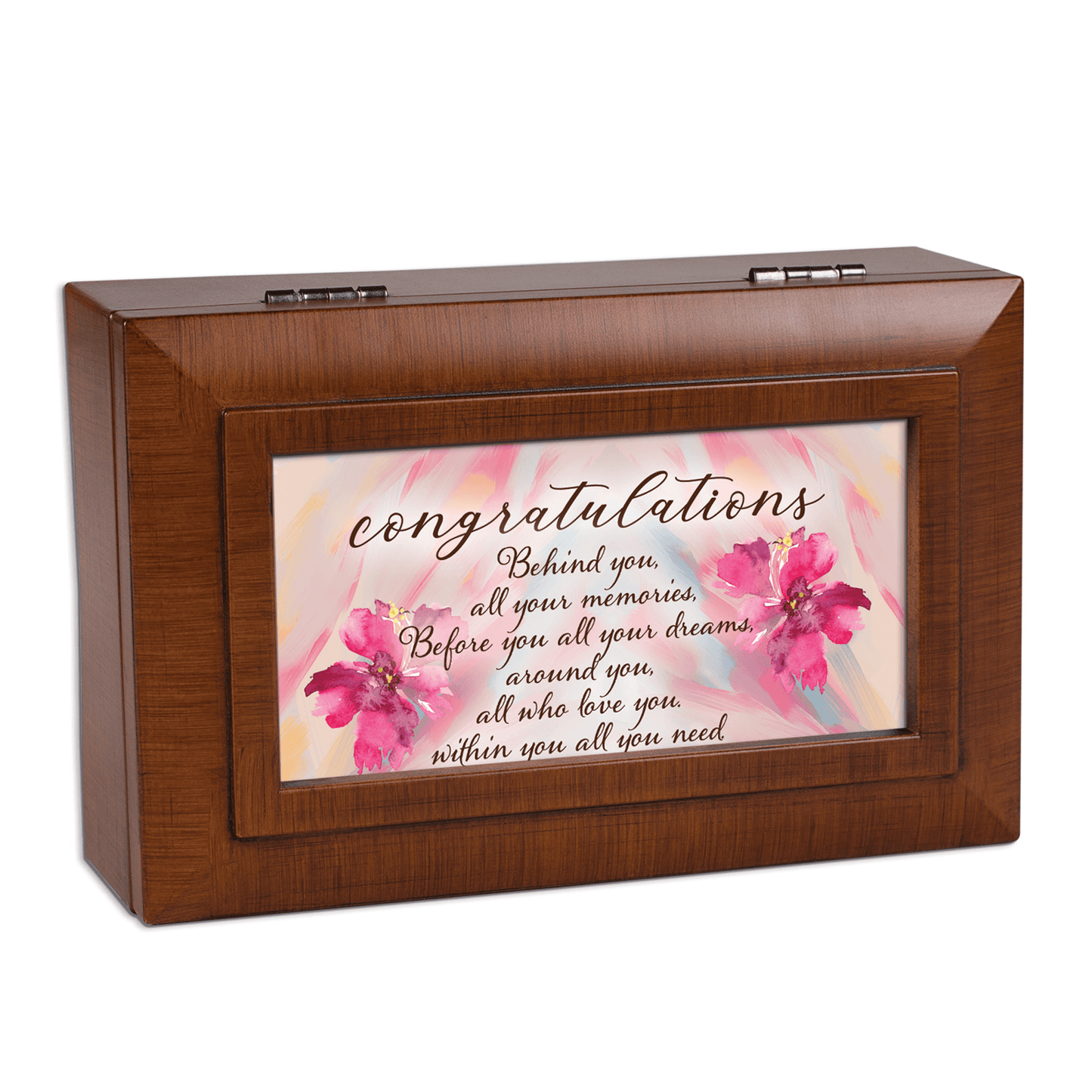 Petite Musical Keepsake Box With Photo Frame And Sankyo Movement-3