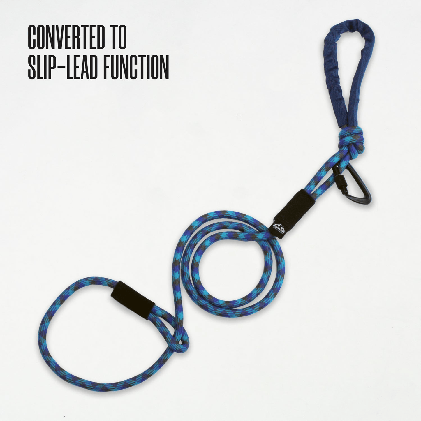 Massif 10MM Kernmantle Climbing Rope Dog Leash with D-Shaped Carabiner-4