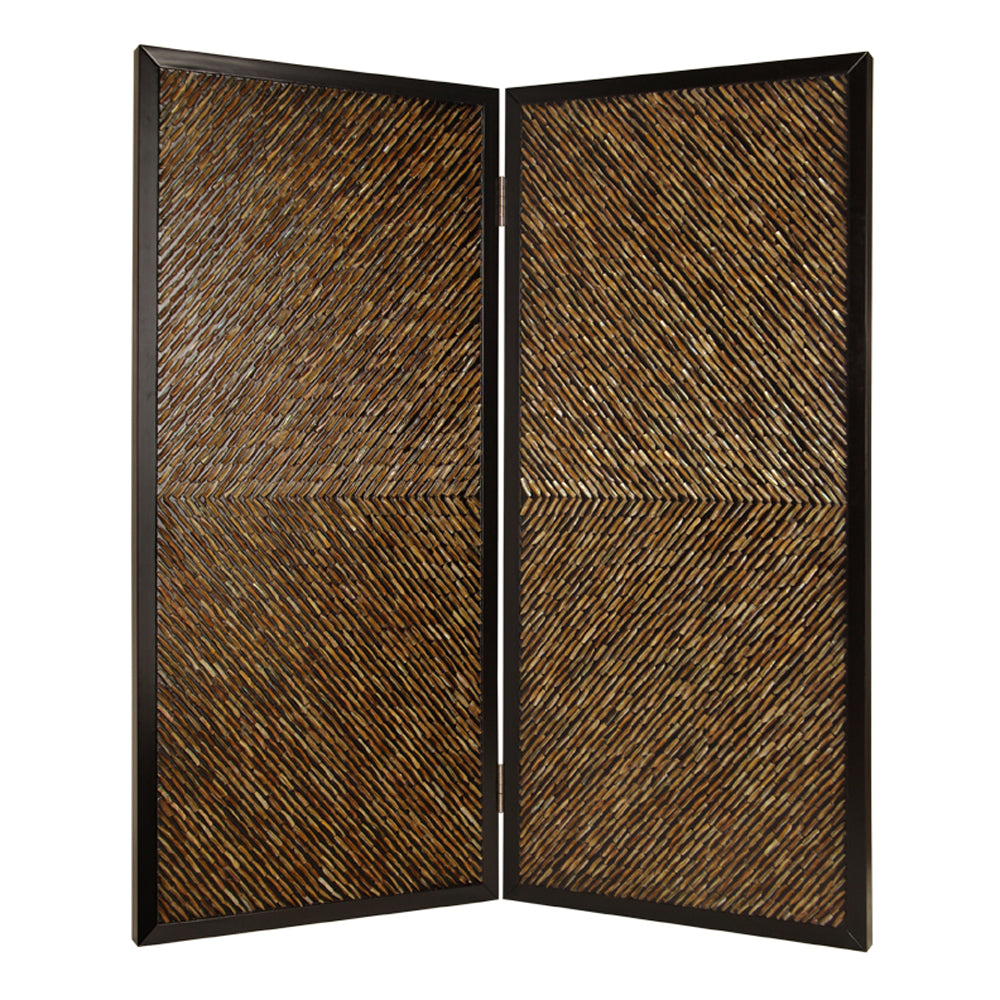 63" X 84" Multi Color Wood Screen-0