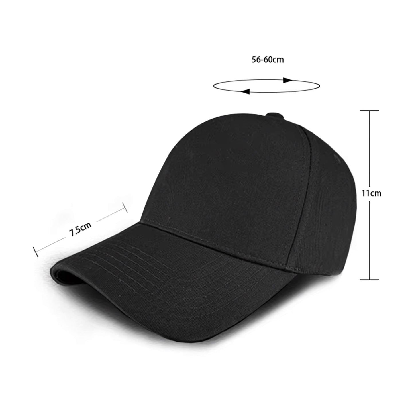 Bitcoin BTC Crypto Unisex Classic Black Baseball Cap-2