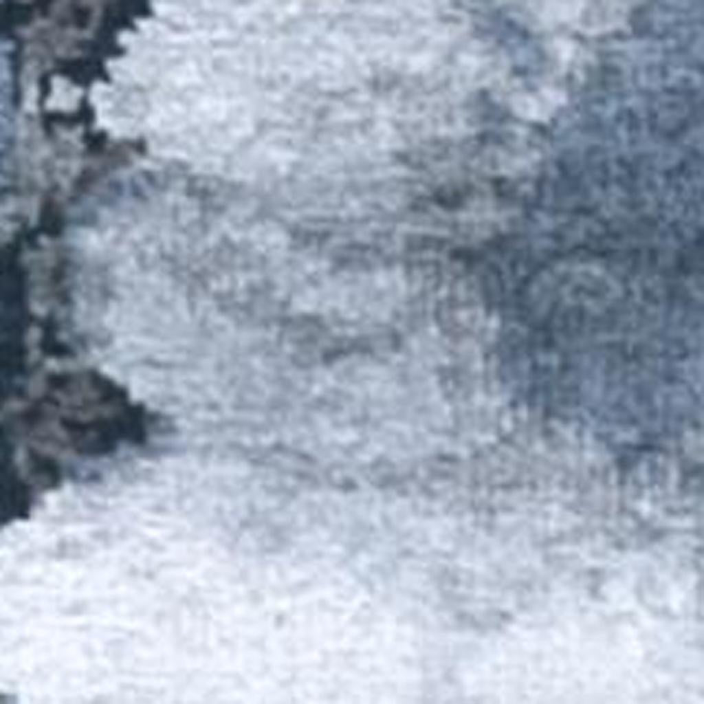 8' X 10' Blue Abstract Hand Knotted Area Rug-2