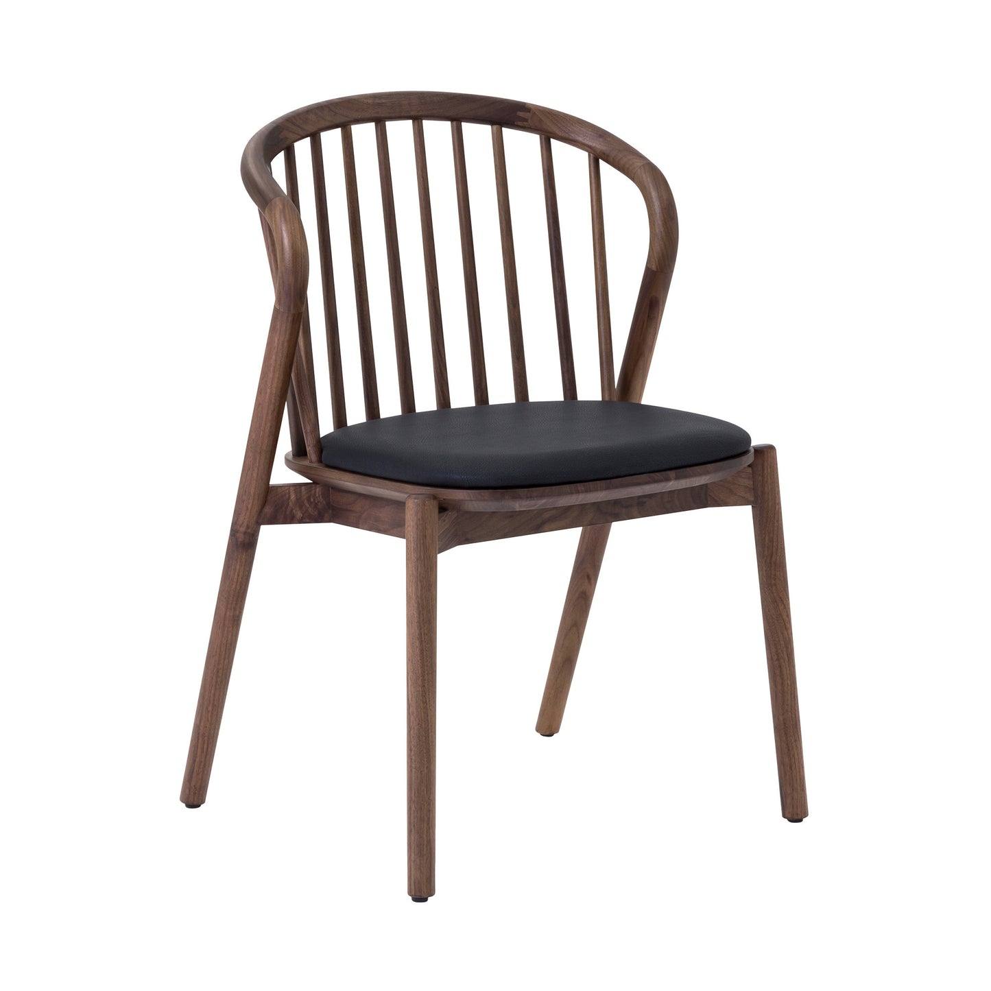 Six Piece Brown and Black Oval Dining Set with Four Chairs and Sideboard-2