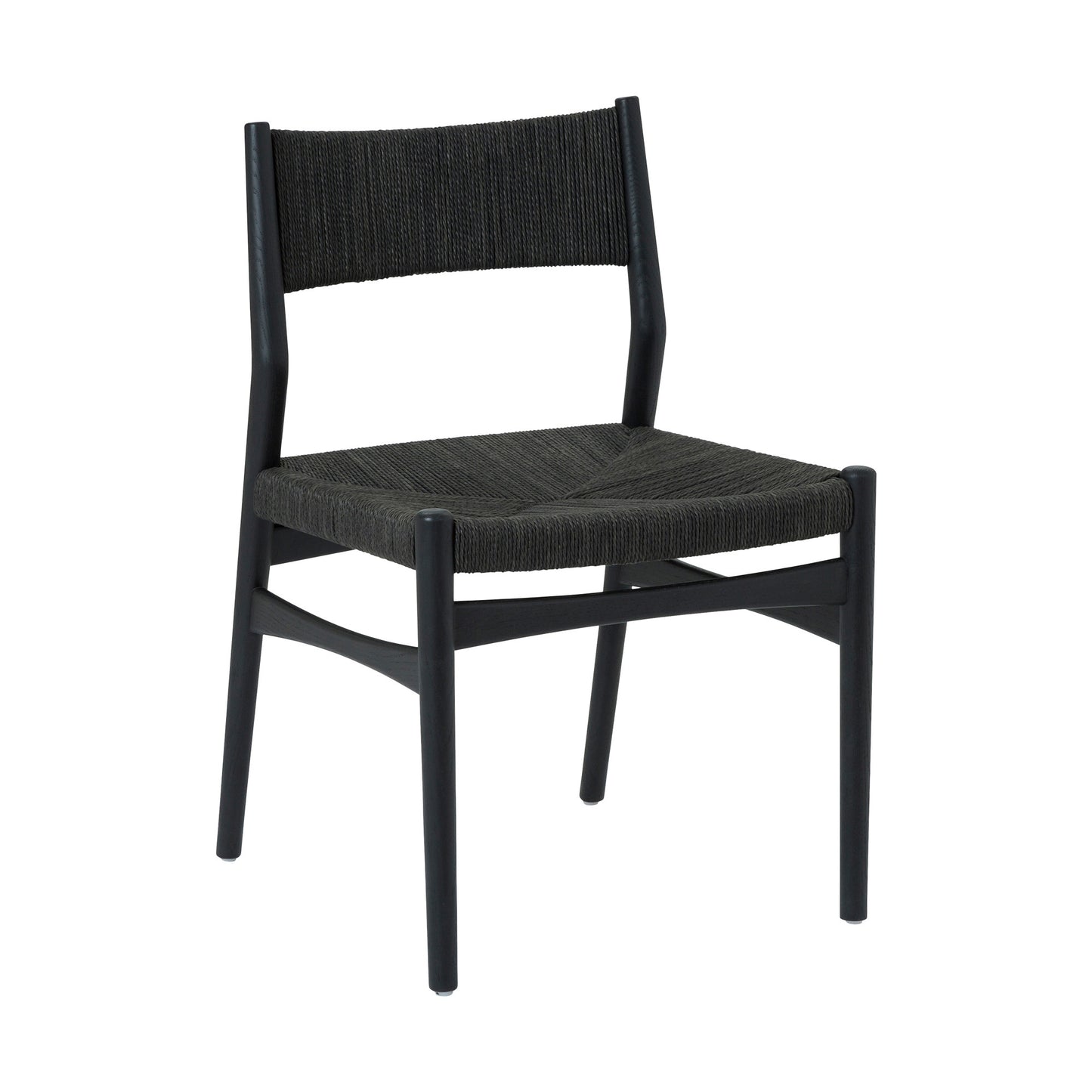 Seven Piece Brown and Black Oval Dining Set with Six Chairs-2