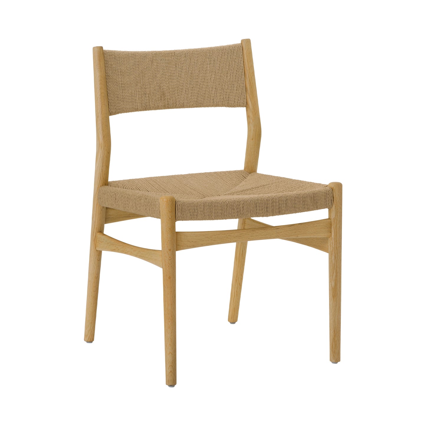Seven Piece Oak Oval Dining Set with Six Chairs-2