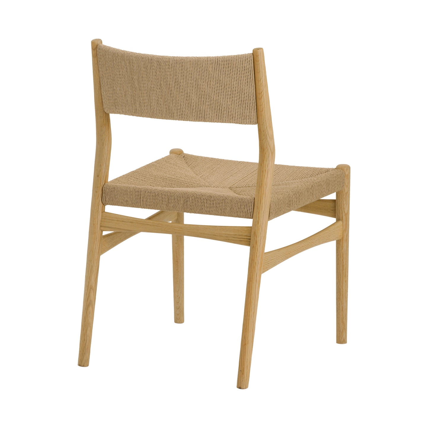 Seven Piece Oak Oval Dining Set with Six Chairs-3