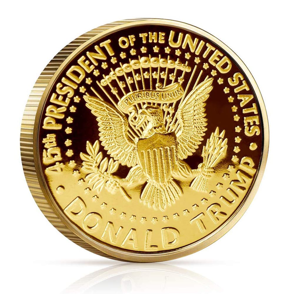 2019 Donald Trump Liberty Gold Plated Coin-1