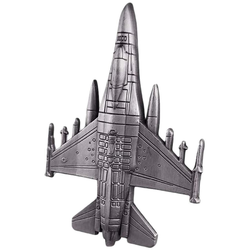 3D Aircraft Shaped F16 Fighting Falcon US Air Force Commemorative Coin Collector-4