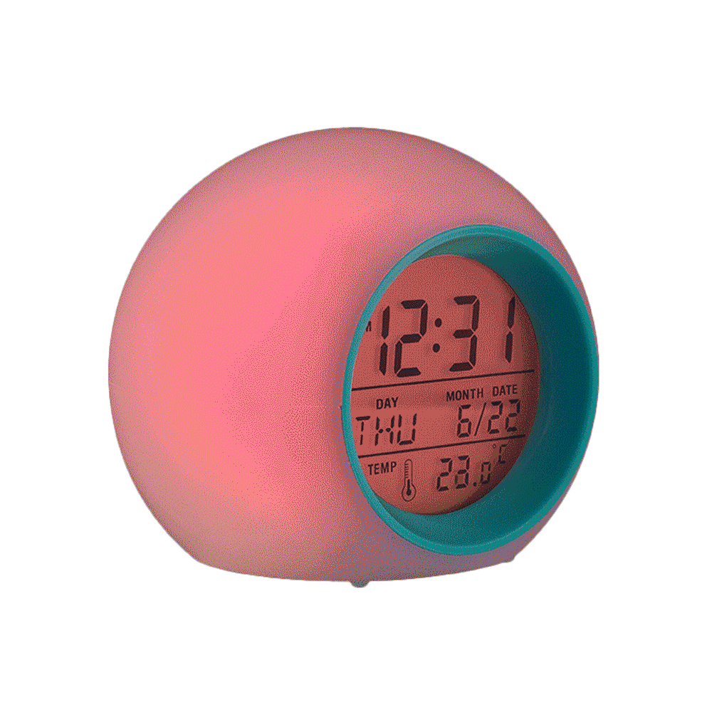LED Display Desktop Digital Alarm Clock-1