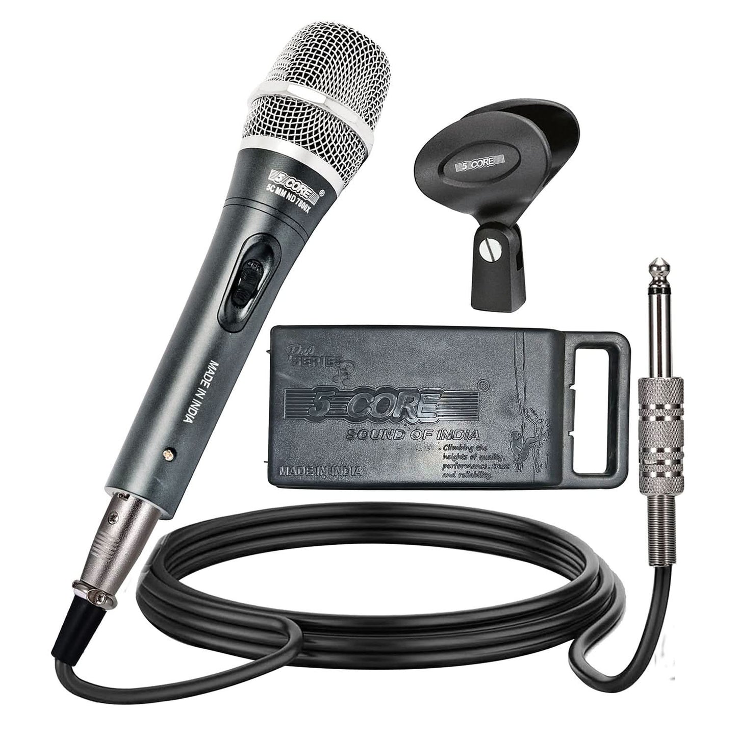 5Core XLR Microphone Dynamic Mic Karaoke Singing Studio Microfono Handheld Mics-0