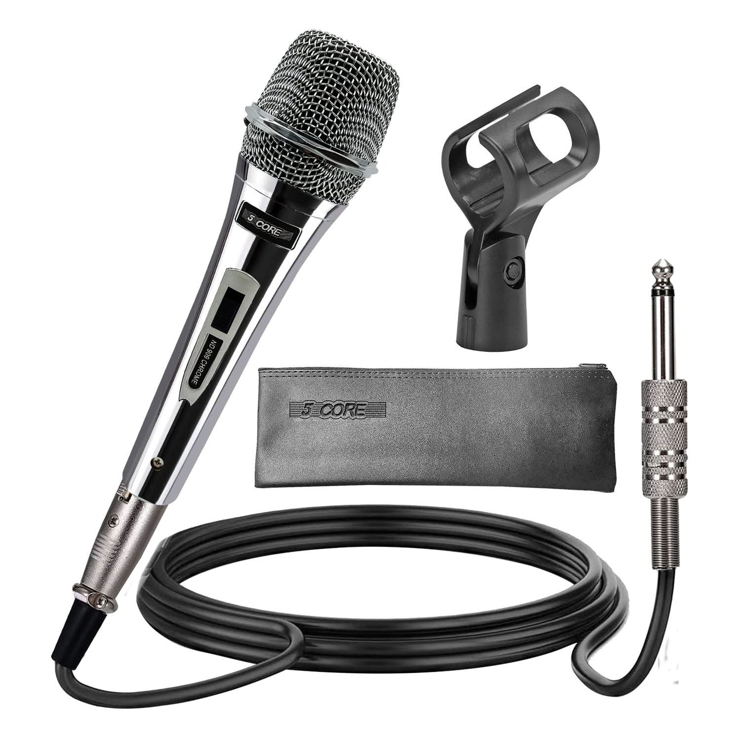 5Core XLR Microphone Dynamic Mic Karaoke Singing Studio Microfono Handheld Mics-0