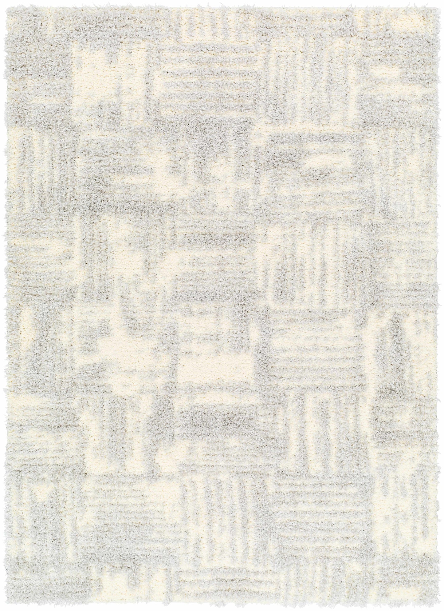 Iduia Gray Plush Area Rug - Clearance-0