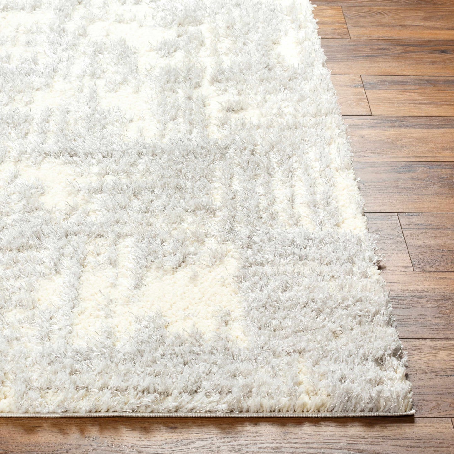 Iduia Gray Plush Area Rug - Clearance-1