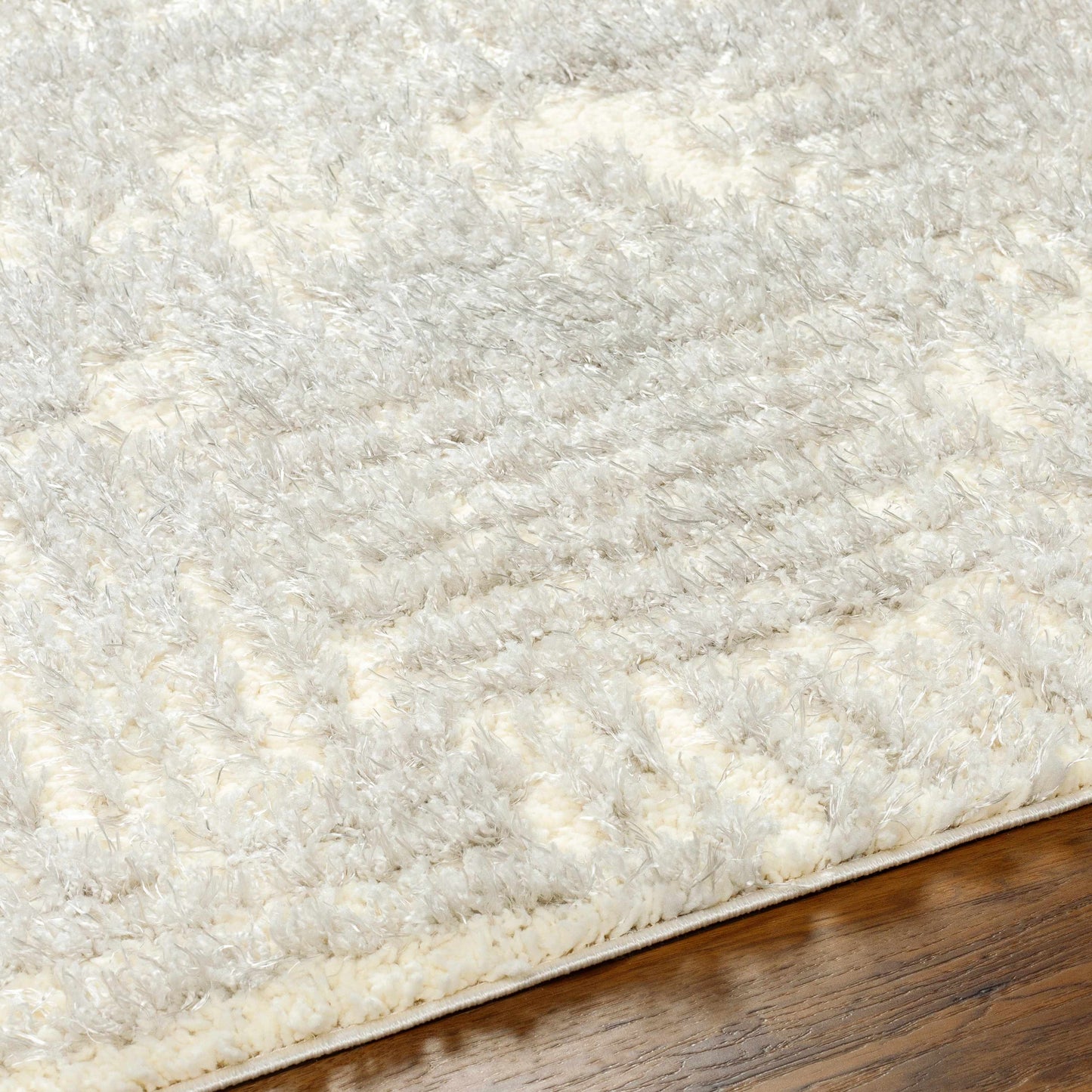 Iduia Gray Plush Area Rug - Clearance-4