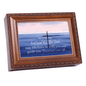 Engraved Music Box With Photo Opening And Velvet Lined Interior-5
