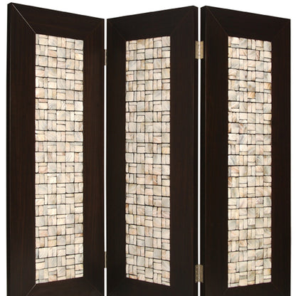 71" X 84" Brown Wood  Screen-2