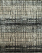 8' X 10' Black Abstract Hand Knotted Area Rug-0