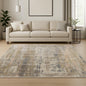 8' X 10' Blue Abstract Hand Knotted Area Rug-0