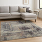 8' X 10' Purple Abstract Hand Knotted Area Rug-0