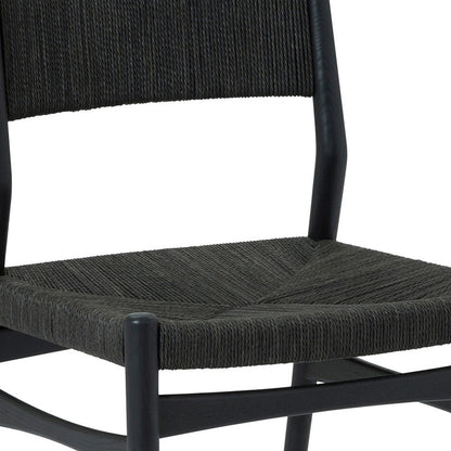 Six Piece Brown and Black Round Dining Set with Four Chairs and Sideboard-7