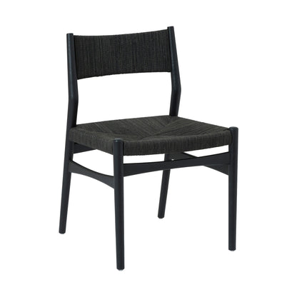 Six Piece Brown and Black Round Dining Set with Four Chairs and Sideboard-0