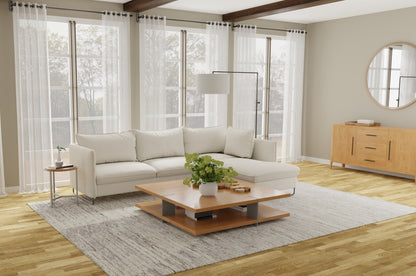 9' X 13' Ivory And Gray Abstract Hand Knotted Distressed Area Rug-8