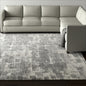 12' X 15' Gray And Ivory Abstract Hand Woven Distressed Area Rug-0