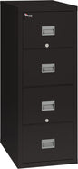 Patriot Vertical 4 Drawer Legal & Letter Fire Safe File Cabinet, Key Lock, 1 Hour Fire Rated UL Rated & Water Resistant, USA Made, Black-0