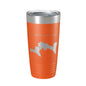 Great Moose Lake Map Tumbler Travel Mug Insulated Laser Engraved Coffee Cup Maine 20 oz-17