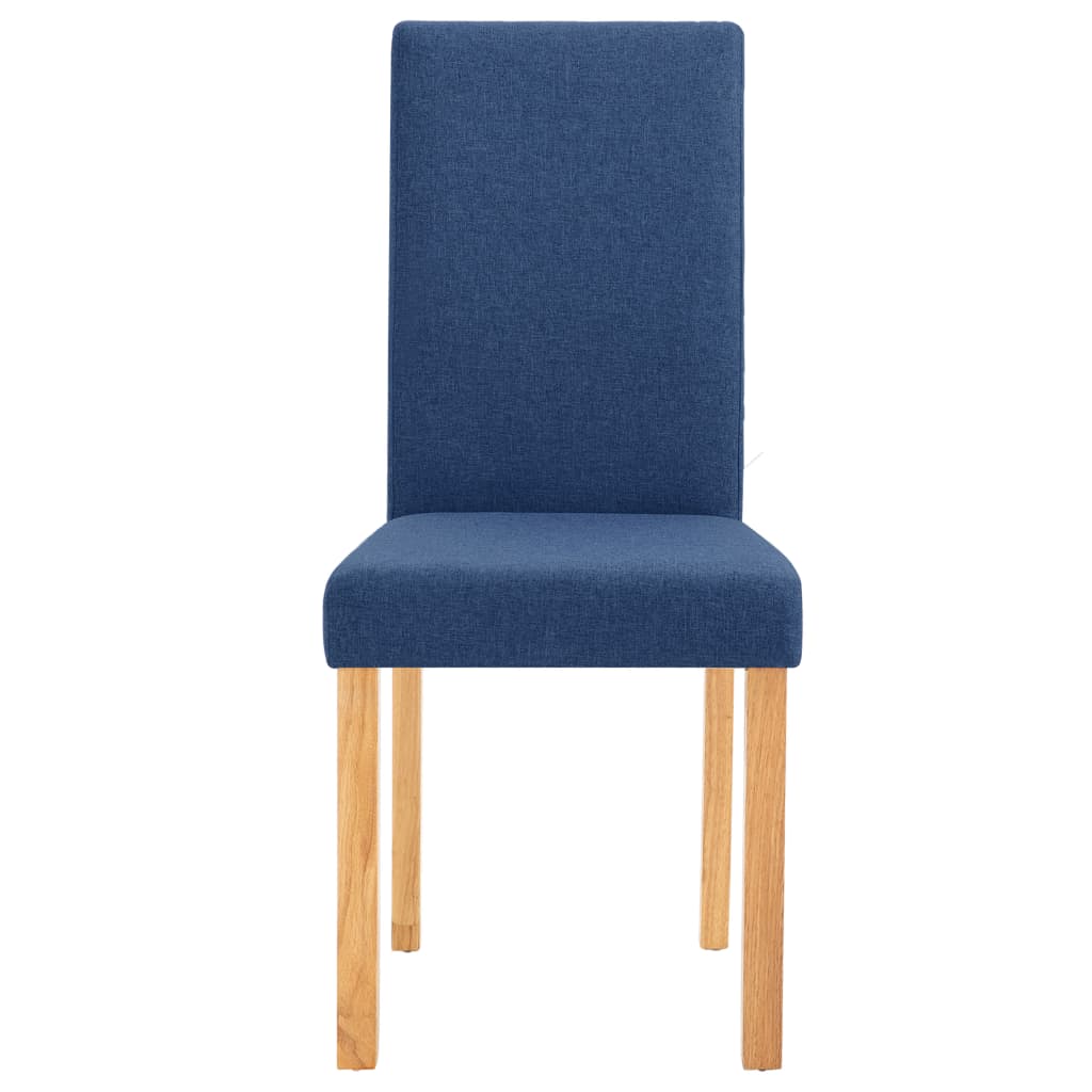 vidaXL Dining Chairs Side Chair with Solid Wood Legs for Home Kitchen Fabric-1