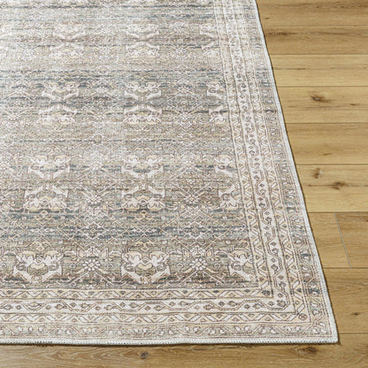 Billie Vintage Flat Pile Washable Rug-1