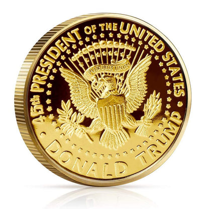 2019 Donald Trump Liberty Gold Plated Coin-1