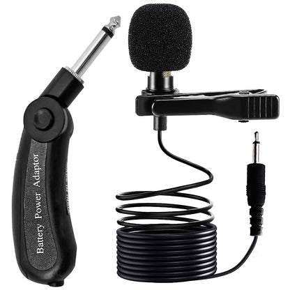 5Core Lavalier Microphone Clip On Professional Grade 3.5mm Lav Lapel Mic Omnidirectional-0