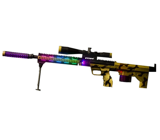 Light Up Multicolor Desert Camo Rifle-0