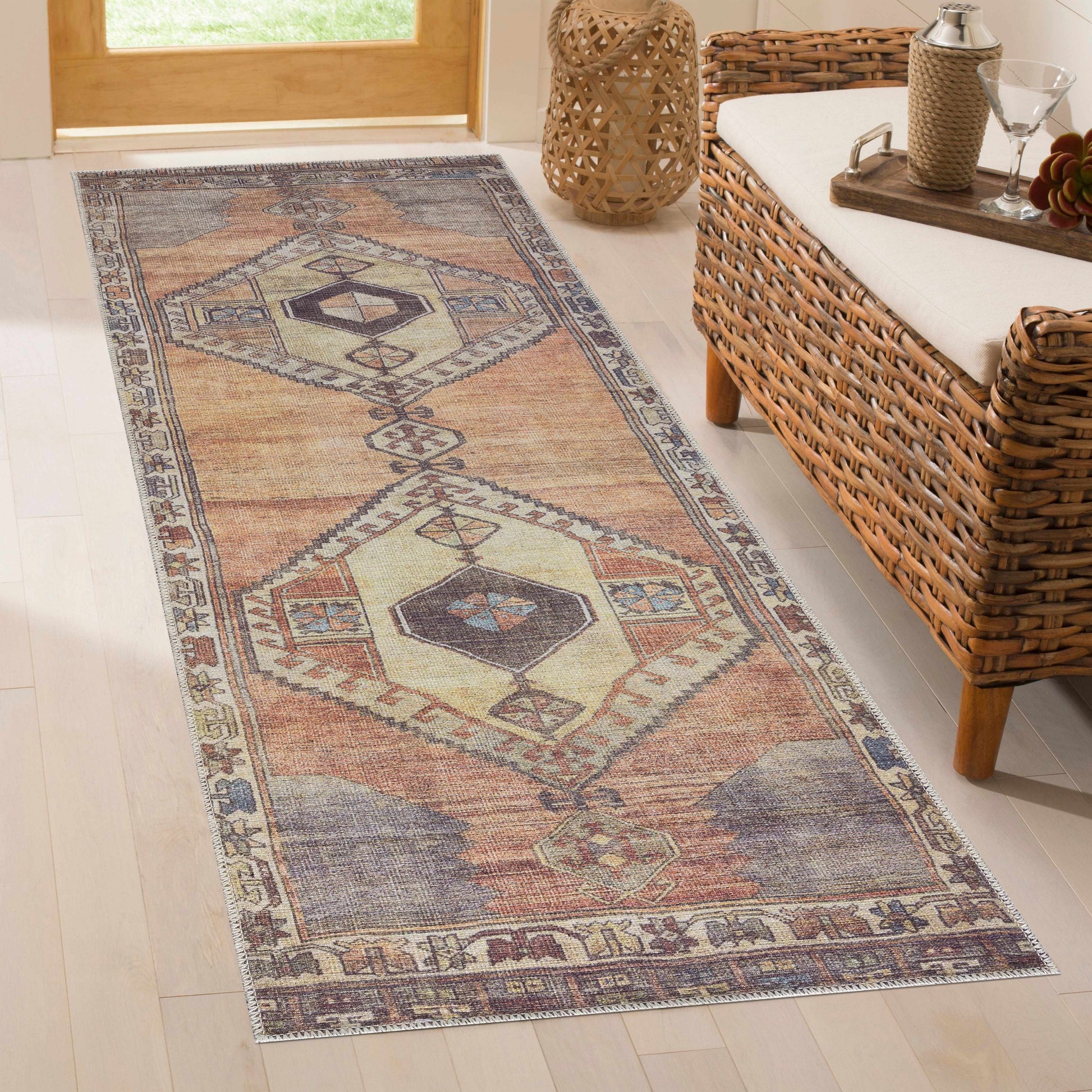 Medinah Washable Area Rug-2
