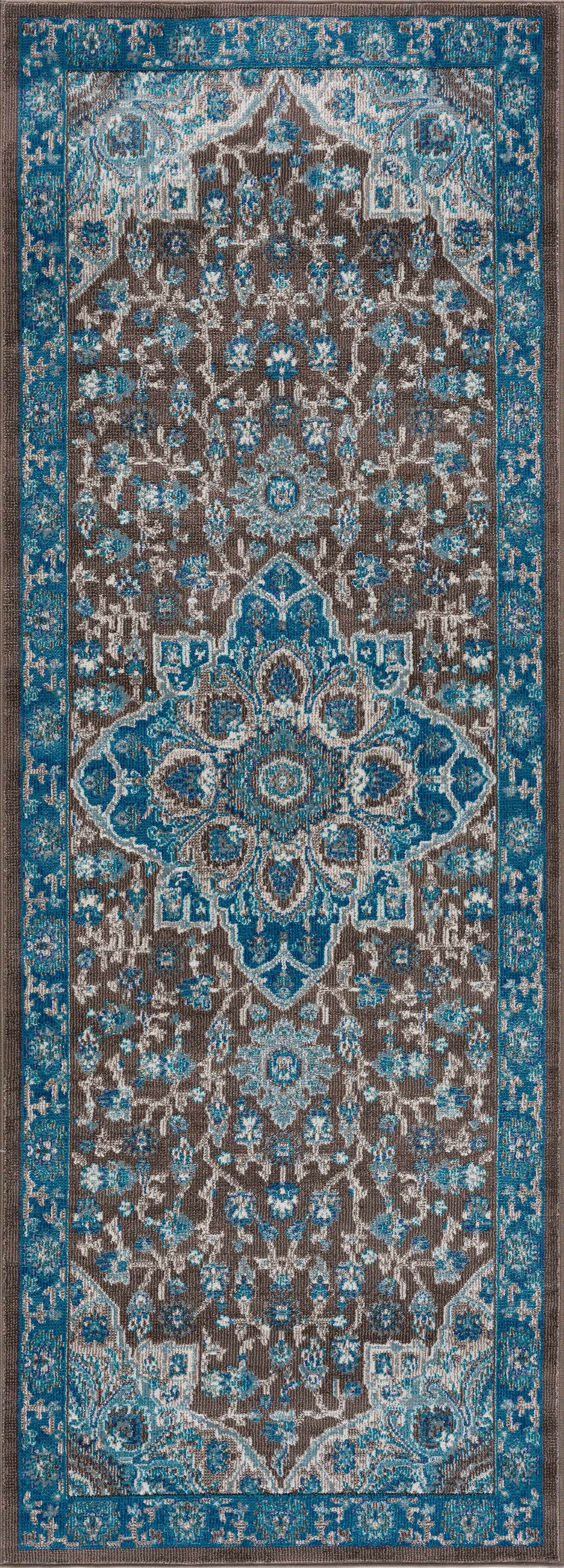 Mardin Turquoise Area Rug - Clearance-3
