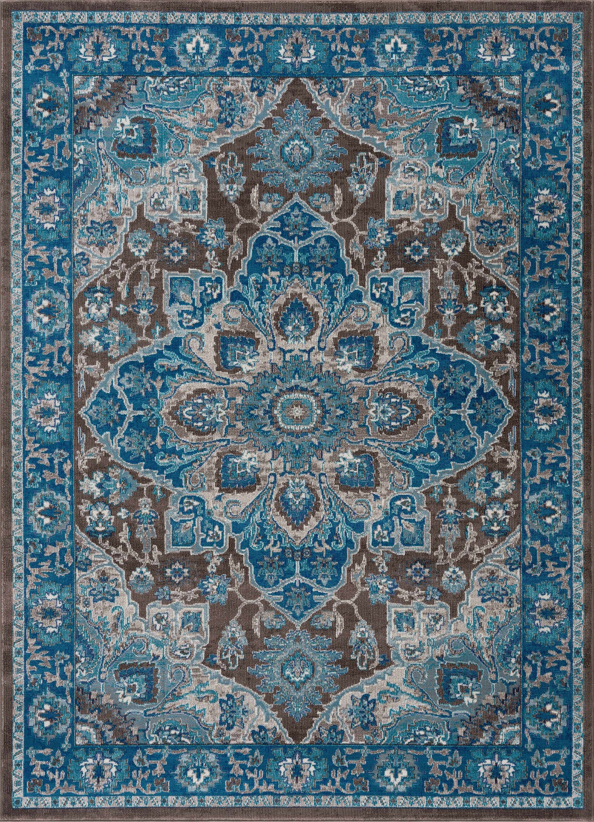 Mardin Turquoise Area Rug - Clearance-2