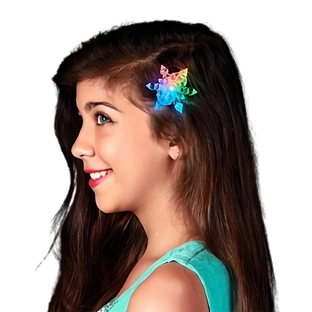 Color Changing Snowflake Hair Clip-0