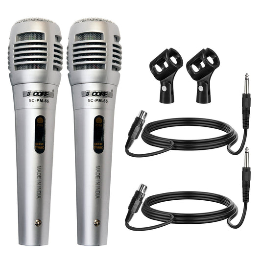 5Core XLR Microphone Dynamic Mic Karaoke Singing Studio Mics Handheld Microfono-0