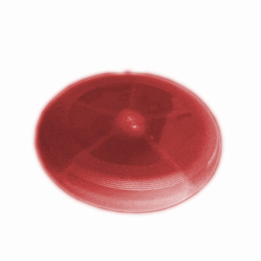 Red 8 Inch LED Frisbee Flying Disc For Night Golf-0