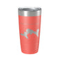 Great Moose Lake Map Tumbler Travel Mug Insulated Laser Engraved Coffee Cup Maine 20 oz-20