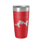 Great Moose Lake Map Tumbler Travel Mug Insulated Laser Engraved Coffee Cup Maine 20 oz-10