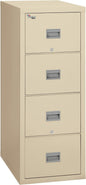 Patriot Vertical 4 Drawer Legal & Letter Fire Safe File Cabinet, Key Lock, 1 Hour Fire Rated UL Rated & Water Resistant, USA Made, Parchment-0
