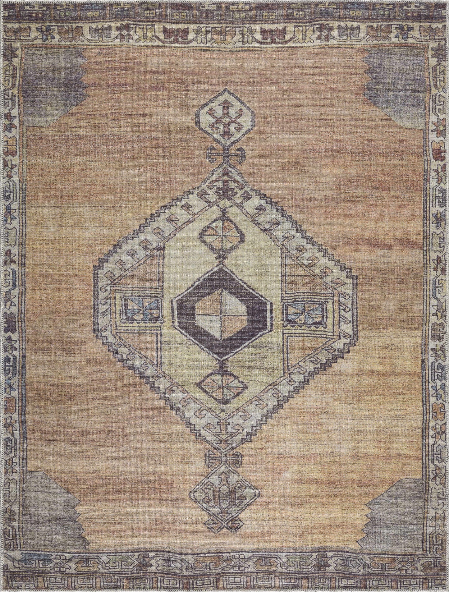 Medinah Washable Area Rug-1