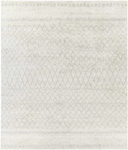 Mozon Handmade Faux Silk Area Rug - Clearance-0