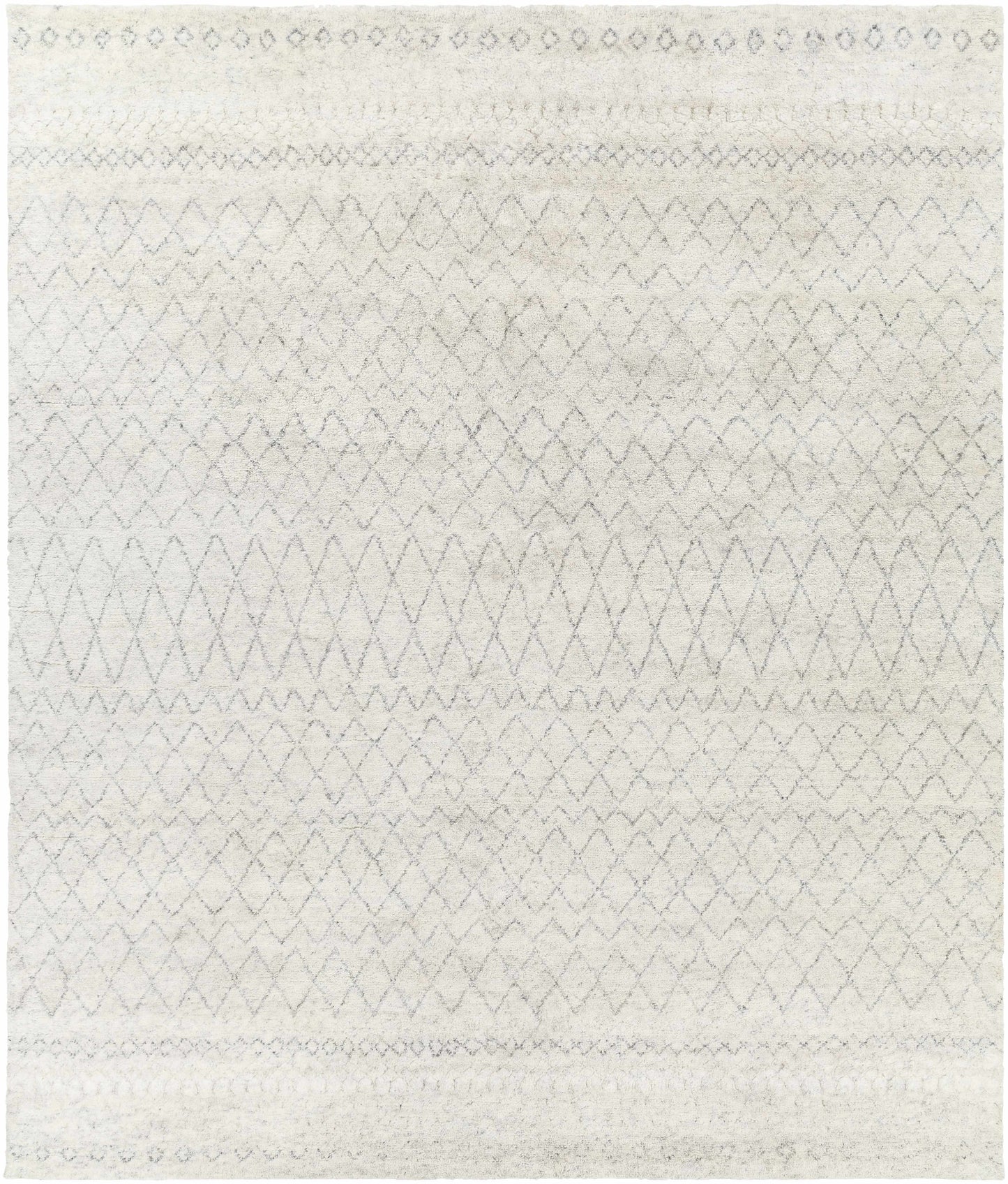 Mozon Handmade Faux Silk Area Rug - Clearance-2