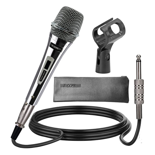 5Core XLR Microphone Dynamic Mic Karaoke Singing Studio Microfono Handheld Mics-0